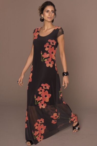 Alternative view of Vestido de tule longo évasé /359VLR112