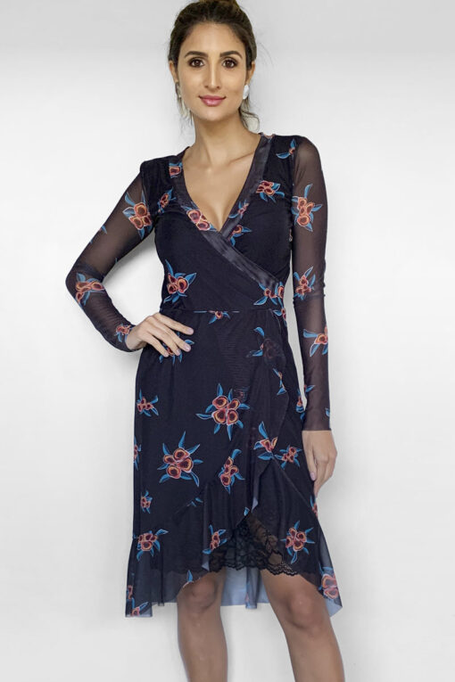 Vestido de tule chemise /363VTR-134