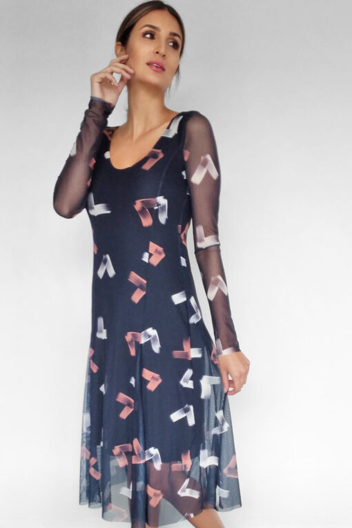 Vestido de Tule Midi /366VMN-133