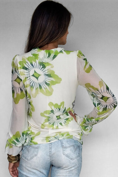 Alternative view of Bata de tule com manga bufante /405BBB-87