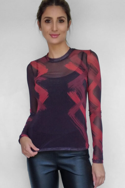 Blusa de tule Segunda Pele /409BTA-03