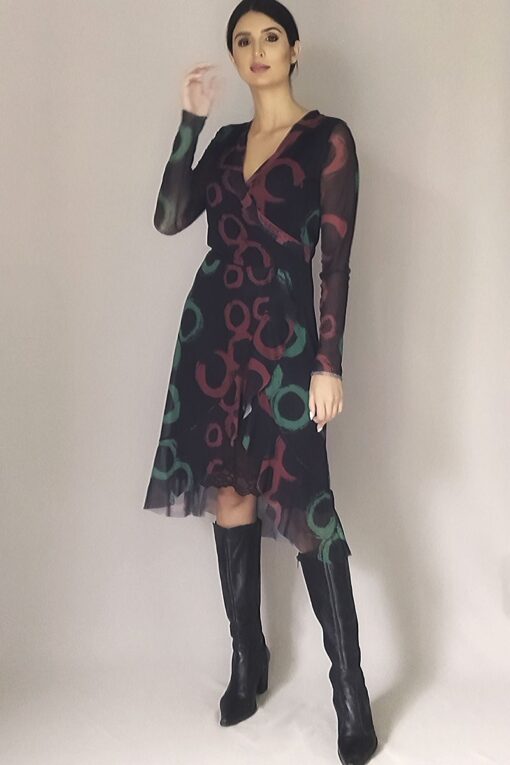 Vestido de tule estilo chemise / 363VTR028