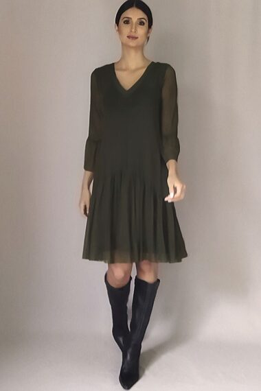 Alternative view of Vestido estilo boho detalhe franzido /441VD1