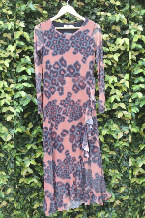 Vestido de tule boho com babado "espanhola" /326VST01