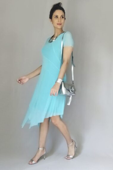 Alternative view of Vestido de tule assimétrico /456TUR