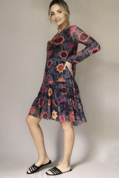 Alternative view of Vestido de tule boho trapézio/430VBT213