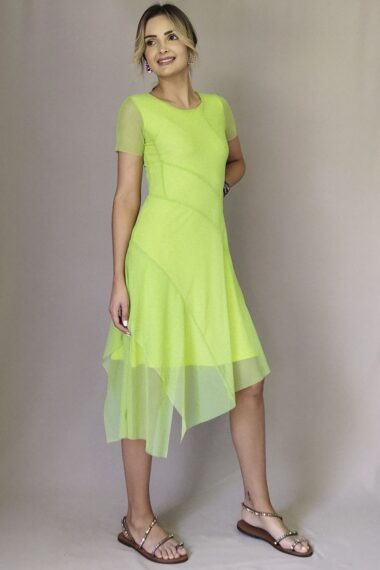 Alternative view of Vestido de tule assimétrico /456LIM