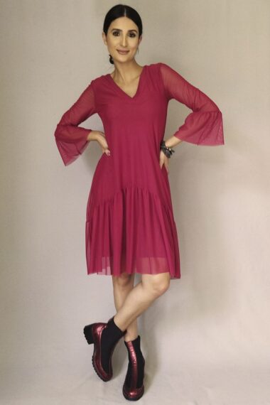 Alternative view of Vestido estilo boho com detalhe franzido /441MAR