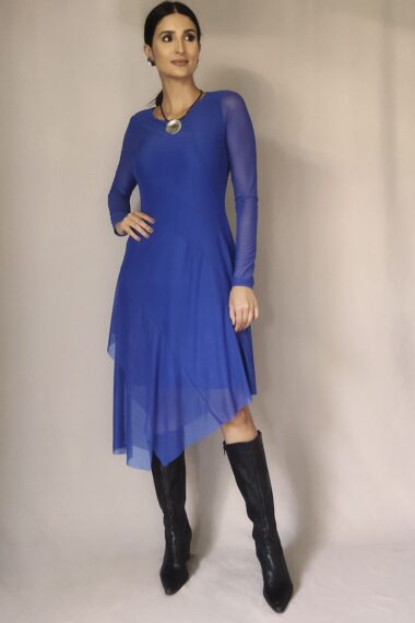 Alternative view of Vestido de tule assimétrico /444ROY