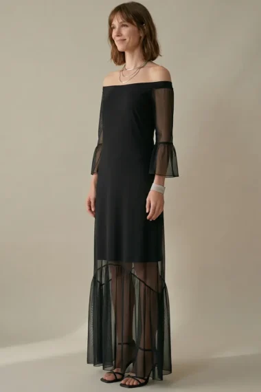 Alternative view of Vestido longo ombro a ombro /477PTO