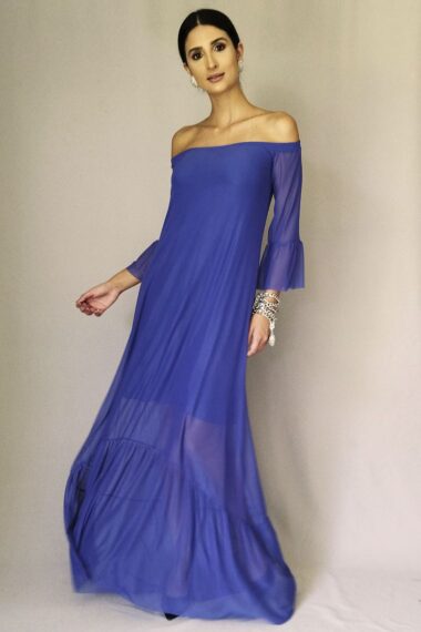 Vestido longo ombro a ombro /477ROY