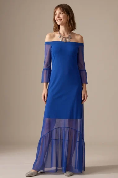 Vestido longo ombro a ombro /477ROY