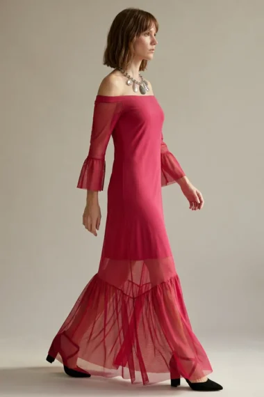 Alternative view of Vestido longo ombro a ombro /477VM3