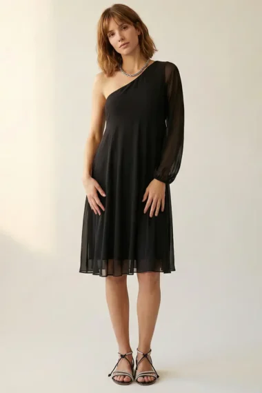 Vestido manga única /482PTO