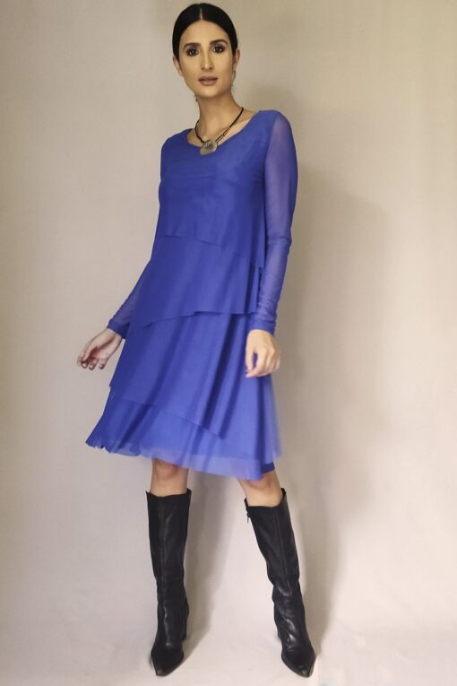 Vestido evasê 4 camadas /487ROY