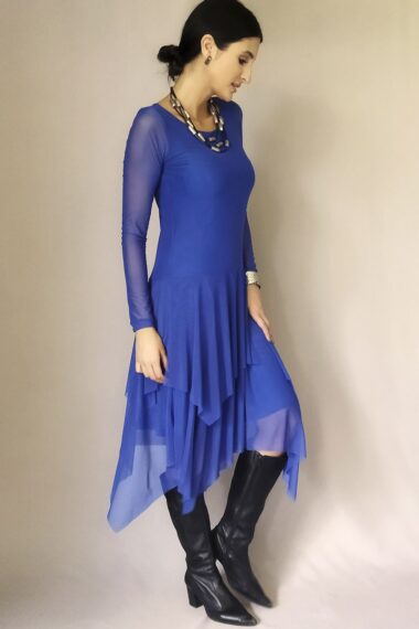 Alternative view of Vestido manga longa com barra em pontas /490ROY