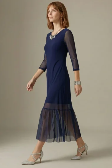 Alternative view of Vestido manga 3/4 e decote redondo /493AZ1