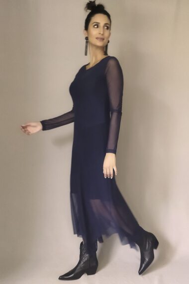 Alternative view of Vestido com recortes assimétricos /495AZ1