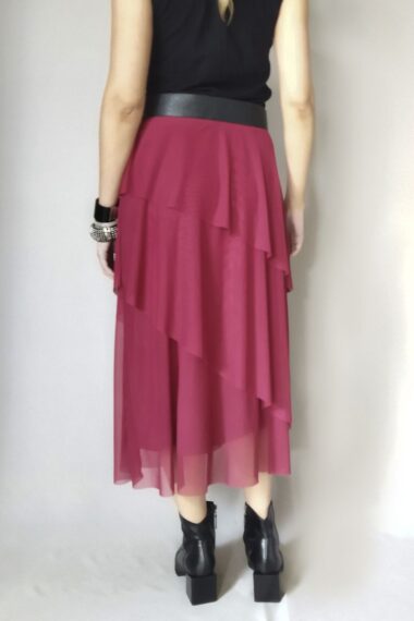 Alternative view of Saia de tule assimétrica / 380MAR