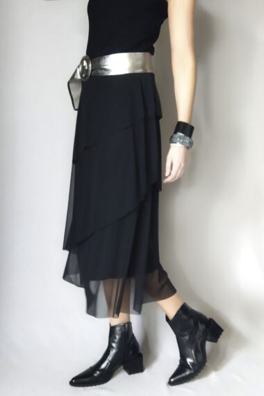 Alternative view of Saia de tule assimétrica / 380PTO