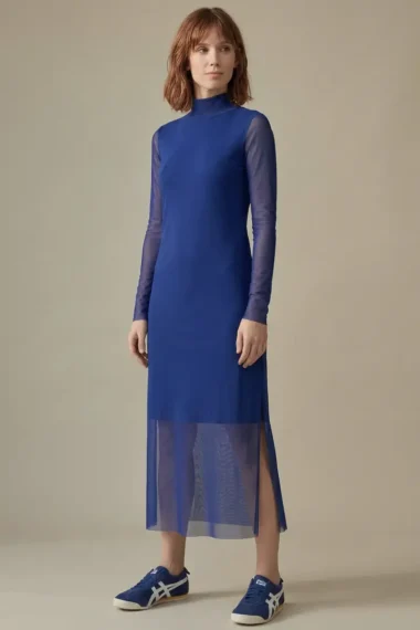 Alternative view of Vestido de tule midi com fendas laterais /453ROY