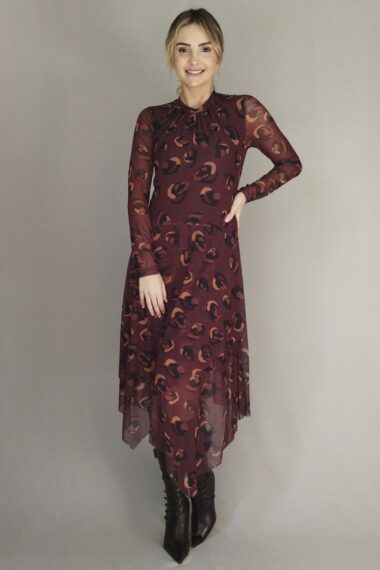 Alternative view of Vestido evasê assimétrico /496VBD290