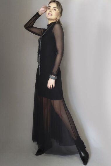 Alternative view of Vestido longo ajustado /505PTO