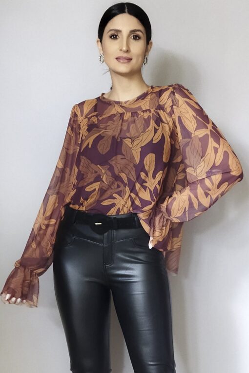 Blusa ampla com franzido /428BPE216