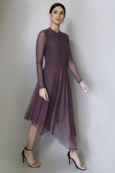 Alternative view of Vestido evasê assimétrico /496CAC