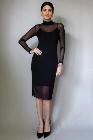 Alternative view of Vestido tubo gola alta /507PTO