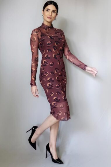 Vestido tubo gola alta /507VTR290