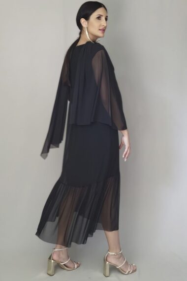 Alternative view of Vestido decote V, manga japonesa /478PTO