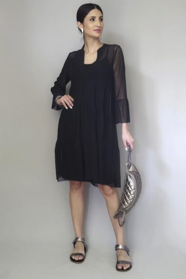 Vestido curto amplo tipo boho /461PTO