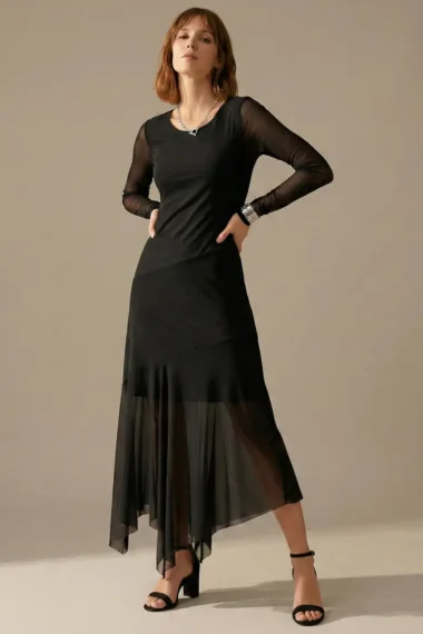 Vestido com recortes assimétricos /495PTO