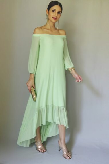 Alternative view of Vestido longo mullet ombro a ombro /511MEN