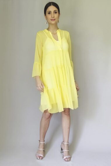 Alternative view of Vestido curto amplo tipo boho /461AMA