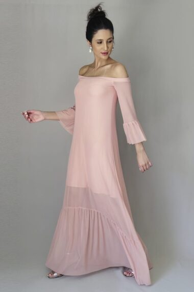 Alternative view of Vestido longo ombro a ombro /477ANT