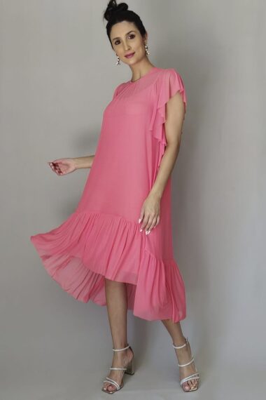 Alternative view of Vestido amplo mullet /523ROS