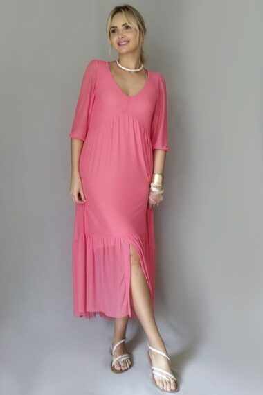 Alternative view of Vestido maxi decote V /531ROS