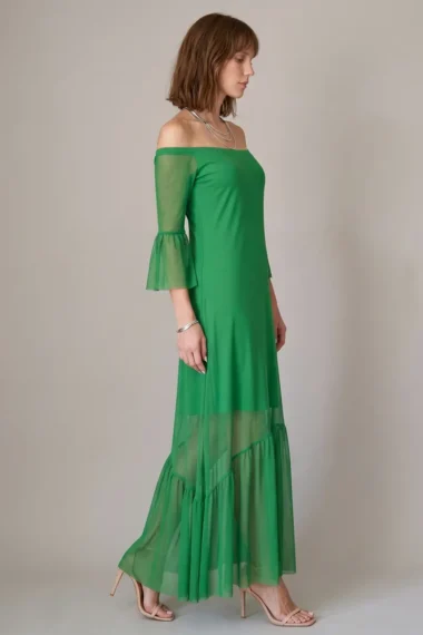 Alternative view of Vestido longo ombro a ombro /477FOL