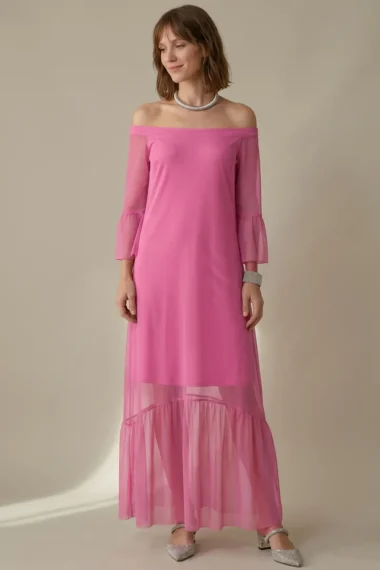 Alternative view of Vestido longo ombro a ombro /477PIN