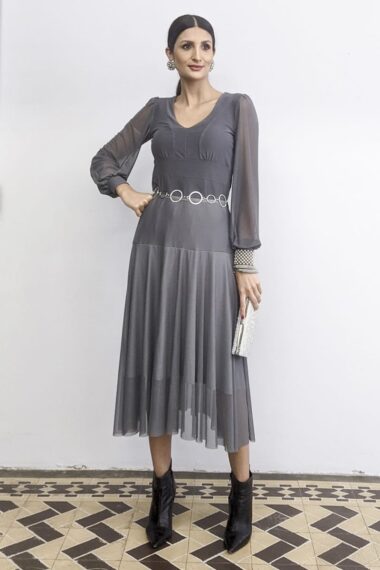 Saia de Tule Midi / 304CIN