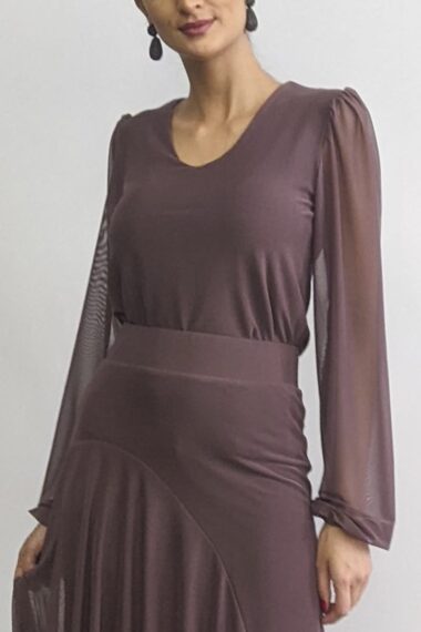 Alternative view of Blusa de tule decote V /540CAC