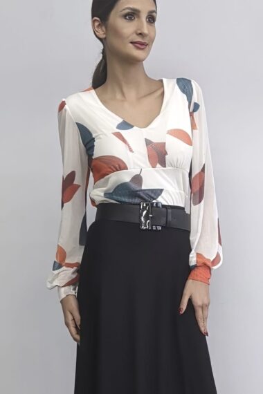 Alternative view of Blusa de tule decote U /440BDU091