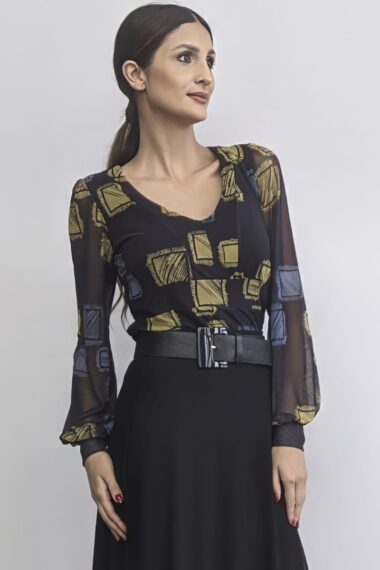 Alternative view of Blusa de tule decote U /440BDU257