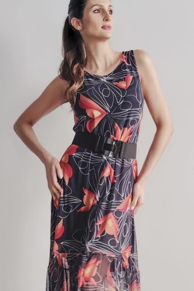 Alternative view of Vestido estilo boho maxi com fenda /423VBF313