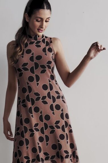 Alternative view of Vestido de tule gola alta /454VLC312