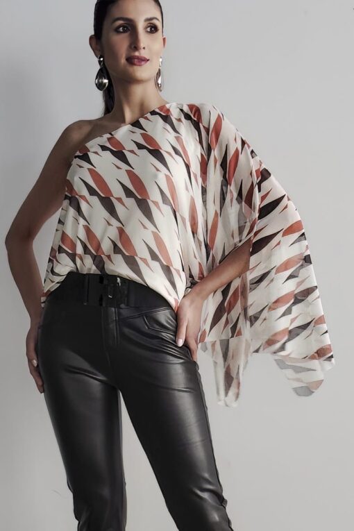 Blusa de um ombro /527BOS326