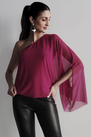 Alternative view of Blusa de um ombro /527PIT