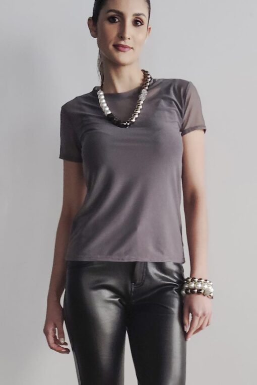 T-shirt de tule /556CIN